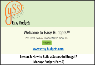 How to Build a Successful Budget using Easy Budgets
                      Application